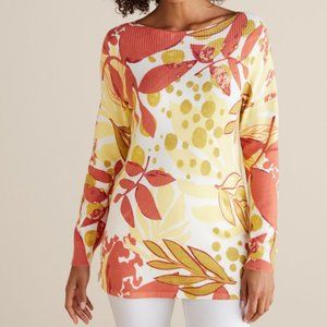 Soft Surroundings Desert Sage Sweater Tunic Top Size Small Petite NWT Casual